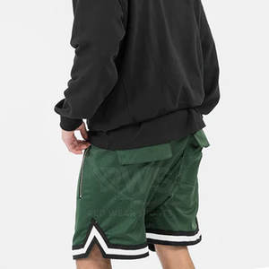 Pantalones cortos informales de malla para uso en exteriores, precio al por mayor, pantalones cortos de malla ligeros de gran tamaño con logotipo personalizado - Product Image 3