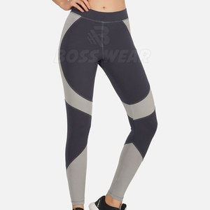 Leggings de sport sans couture pour femme, taille haute, en Spandex/Polyester, résistants aux déchirures, pour le yoga, la course et le fitness - Product Image 1