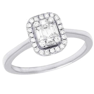Bague de fiançailles en or et argent 18 carats personnalisée avec approvisionnement direct en usine avec diamants cultivés en laboratoire certifiés IGI pour femmes - Product Image 4