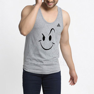 Débardeur pour hommes avec logo personnalisé et design Top de sport uni très vendu dans les meilleurs matériaux - Product Image 4