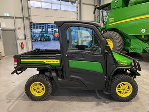รถอเนกประสงค์ John Deere ขับเคลื่อน 4 ล้อ ราคาประหยัด พร้อมกระบะบรรทุกและกันชนหน้า สีเขียวและเหลือง พร้อมส่งออก - Product Image 3