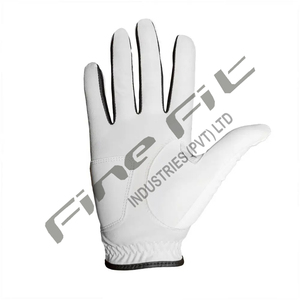 Gants de golf en peau de mouton prix de gros Logo personnalisé poignée de sport en cuir de qualité supérieure protection UV pour hommes et femmes - Product Image 3