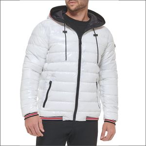 Chaqueta de invierno Softshell de talla grande personalizada Unisex, ropa exterior informal transpirable, chalecos a prueba de viento, chaleco acolchado Polar de lona - Product Image 4