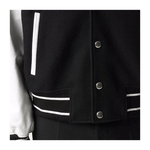 2025 chaquetas personalizadas de lana Varsity Letterman para hombre, manga larga con cuello levantado de calidad Premium para hombre, envío DDP - Product Image 6