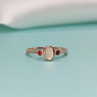 925 Sterling Silber Geburtsstein Blanko Oval 5x8mm Halo Muttermilch Asche Harz Schmuckfassung Individueller Ring Muttertagsgeschenk für Sie