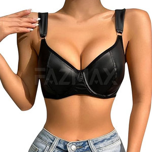 High Quality Customizable Simple Women Leather Bra Breathable <b>Light</b> Support Yoga OEM Service Pakistan in Stock - Product Image 1