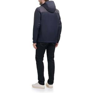 Chaquetas de lluvia impermeables con cremallera al por mayor, ropa de hombre, cortavientos con cremallera y capucha, prendas de vestir exteriores de manga larga, chaquetas de lluvia para hombre - Product Image 2