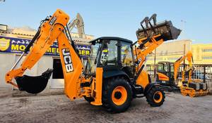 Chargeuse-pelleteuse JCB 3CX600 orange, matériel de construction - Product Image 6