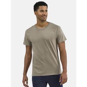 100% coton hommes T-shirt décontracté doux Fitness été mince T-shirts hommes maison vêtements col rond manches courtes solide T-shirt pour hommes - Product Image 6