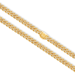 Elegant 14K Gold Moissanite Diamond Necklace E Color Round Brilliant Cut VVS2 Clarity Classic Design Hip Hop <b>Jewelry</b> Export - Product Image 6