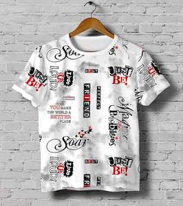 All Over Print Designs T-shirt de sport en coton blanc uni de haute qualité, sublimation 100 coton pour hommes pour l'impression - Product Image 2
