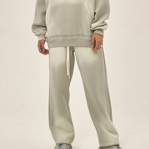 Haut de survêtement décontracté pour femme, tendance, en coton 100% respirant, délavé à l'acide, grande taille, écologique, couleur unie - Product Image 4