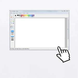 Paint Program Graphic <b>T</b> <b>Shirt</b> for Men and Women Retro Computer Paint Design White Cotton Artist streetwear Tee - Product Image 3