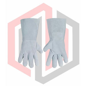 Gants en cuir fendu pour pompiers et soudeurs, antidérapants, résistants à la chaleur, résistants aux déchirures, anti-coupures, respirants, sans silicone - Product Image 5