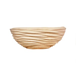 Bol à coupe lisse en résine blanche, fait à la main, poli, bols de service décoratifs, articles de cuisine écologiques, origine indienne, vaisselle pour fête, lave-vaisselle - Product Image 2