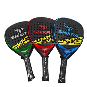 Raquette de padel en fibre de carbone personnalisée en usine, raquette professionnelle avec logo et design de couleur personnalisés, raquettes de tennis de table - Product Image 5
