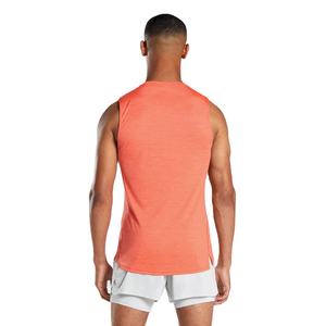 2022 hommes sans manches Fitness débardeur haute qualité Polyester Logo personnalisé respirant uni tricoté Style décontracté course Singlet - Product Image 3