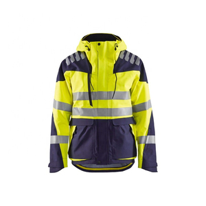 Sudadera con Capucha de Alta Visibilidad, Transpirable, de Algodón, con Franjas Reflectantes Resistentes para Trabajos de Construcción en Clima Frío - Product Image 1
