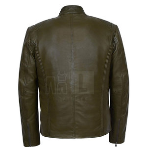 Chaqueta de Invierno de Cuero Vacuno para Hombre, Nueva Moda del Mejor Fabricante, Transpirable, Resistente al Viento, Ecológica, con Logotipo Frontal - Product Image 3