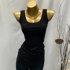 Plus Size, Cotton / Bamboo Fiber Knitted Jersey <b>Tank</b> <b>Top</b> Casual Basic Design Lace One-Size-Fits-All <b>Workout</b> Gym Yoga Fitness XS - Product Image 2