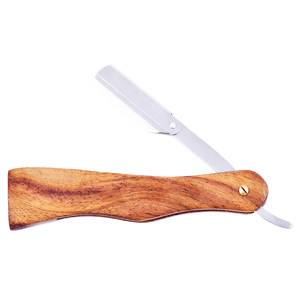 Navaja de Afeitar Recta Hecha a Mano de Acero Inoxidable con Mango de Madera, Personalizada, Plegable, Manual, para Afeitar Cara y Cuerpo, Herramienta de Estilismo Capilar - Product Image 1