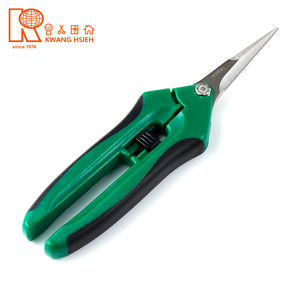 Kwang Hsieh DIY Ciseaux de jardinage en acier inoxydable avec poignée en plastique et poignée antidérapante - Product Image 2