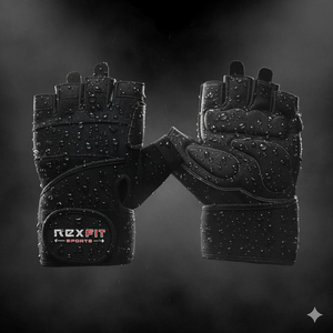 Gants de fitness en maille respirante, demi-doigts, avec support pour le poignet, gants de musculation respirants, gants de levage robustes - Product Image 2