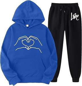 Sudadera con Capucha y Pantalones Personalizados para Hombre, Chándal 100% Algodón - Product Image 1