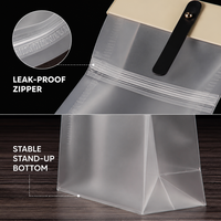 Sacs refermables en Mylar de qualité alimentaire avec logo personnalisé imprimé, pour emballage de snacks, café, aliments pour animaux, avec certification FDA et BRCGS.