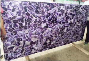 กระเบื้องฟลูออไรต์แสดงความงดงามของท้องฟ้าหินทรงสี่เหลี่ยมผืนผ้าแบบเน้นเสียงสำหรับผนังภายนอกของโรงเรียนวิลล่า - Product Image 5