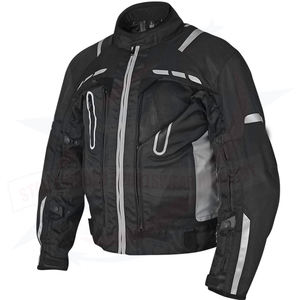 Veste de moto en Cordura de haute qualité, imperméable, coupe-vent, respirante, imprimée sur mesure, couleur personnalisée, taille XL, vêtements de sport de protection - Product Image 3
