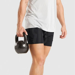Pantalones Cortos Deportivos para Hombre, Diseño Personalizado con su Propio Logotipo, Hechos en Fábrica, Sólidos, Casuales, Ecológicos, Transpirables, Ajuste Cómodo - Product Image 3