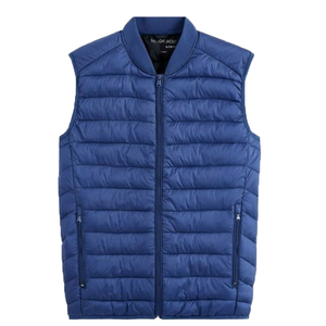 Venta al por mayor hombres personalizados al por mayor hombres puffer chaleco todo color personalizado tamaño Chaleco de invierno calentado sin capucha chaleco - Product Image 5