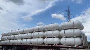 ถังเก็บก๊าซโพรเพนใช้ปั๊มเหล็กกล้าคาร์บอนสำหรับโรงงานผลิตทนทาน1000แกลลอนหลายขนาด - Product Image 3