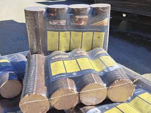 Briquettes de bois dur Nestro Top 960 kg sur palette (Modèle 87764) en hêtre et chêne pour foyer, four et chauffage, support pour braises - Product Image 2