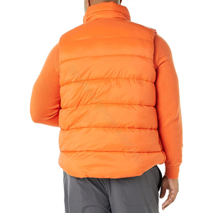Vente en gros de doudounes en nylon pour hommes de haute qualité personnalisées, gilet avec capuche, gilet tendance de haute qualité pour hommes - Product Image 5