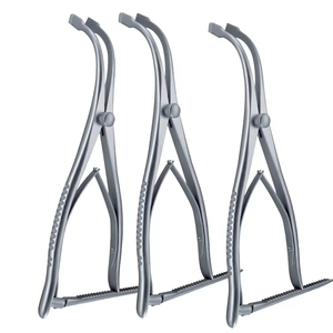 Instrumentos quirúrgicos ortopédicos de acero inoxidable de calidad superior, esparcidor de lámina Manual con fórceps de sujeción de hueso de dientes - Product Image 3