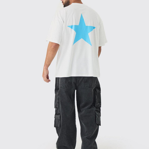 T-shirts pour hommes en coton décontracté confortable respirant à manches courtes Logo personnalisé Streetwear de haute qualité en gros en vrac - Product Image 2