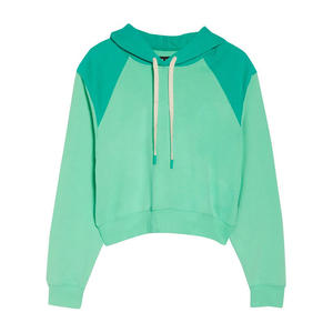 Sudadera con capucha corta personalizada para mujer, sudaderas con capucha informales, Jersey recortado, Sudadera con capucha de gran tamaño para mujer - Product Image 1