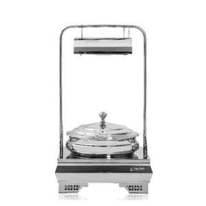 Wedding Used <b>Food</b> <b>Warmer</b> Chafing Dish With LED New Design Latest Serving for Exclusive Wedding & Party Chafing Dish - Product Image 2