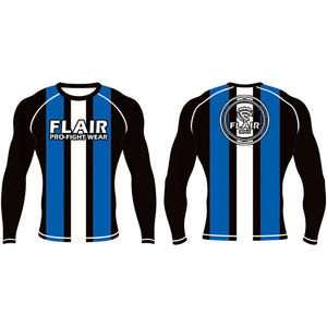 เสื้อไนลอน BJJ ป้องกันผดผื่นป้องกันรังสียูวียาวเสื้อบีบอัดกันยูวีทนทานออกแบบได้ตามต้องการระบายอากาศและใส่สบาย - Product Image 3