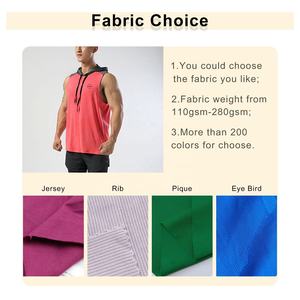 Camiseta sin mangas de algodón de secado rápido para hombre, ropa de gimnasio transpirable para entrenamientos casuales, varios colores listos, estilo muscular - Product Image 4