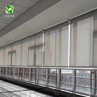 Persianas Inteligentes Opacas con Control Remoto YST, con Motor de Plástico Integrado para Ventanas, Cortina Eléctrica Recargable para Ventanas