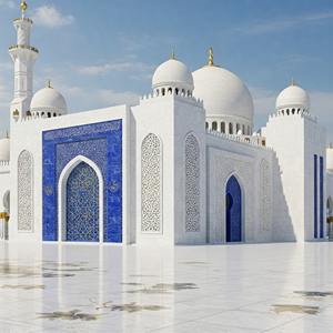 งานแกะสลักศิลปะอิสลามภายในมัสยิด ดีไซน์ทันสมัย ปรับขนาดได้ ทนทานต่อสภาพอากาศ ติดตั้งบนเพดาน บริษัท ฮายัต กรุ๊ป - Product Image 3