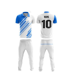 Maillot de cricket en polyester à sublimation numérique de haute qualité, personnalisable, vente en gros, vêtements de sport bon marché, chemises d'uniforme de cricket pour hommes - Product Image 2