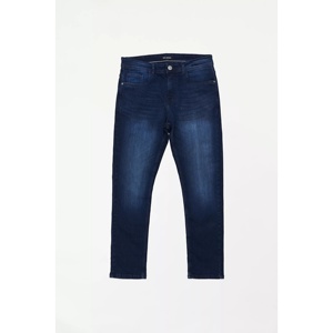 กางเกงยีนส์สีน้ำเงินทรงเรียวเข้ารูปสำหรับผู้ชายสไตล์สีซีด - Product Image 1