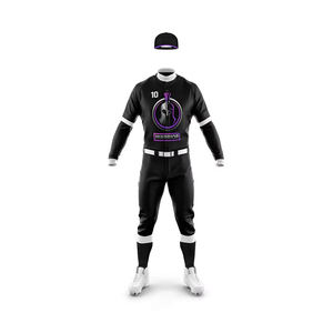 ชุดเครื่องแบบเบสบอลผ้าโพลีเอสเตอร์ระบายอากาศได้ดี100% โลโก้ออกแบบได้ตามต้องการ - Product Image 4