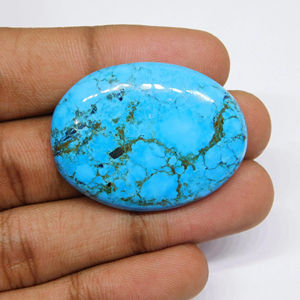 Alta calidad 100% Natural azul turquesa cabujón azul impresionante piedra preciosa suelta azul turquesa piedra preciosa para uso en la fabricación de joyas - Product Image 1