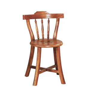 Antique and Classy Teak Dining Chair with the Harmony of Classical Beauty of East and West for Restaurant and Dining Room