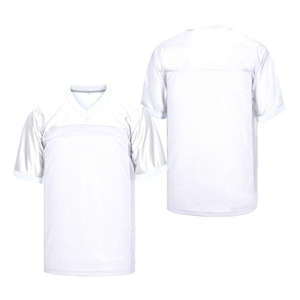 Fabricantes clásicas de camisetas de fútbol americano personalizadas hechas de malla transpirable, ropa de calle sublimada, ropa de equipo de fútbol, camiseta OEM - Product Image 2